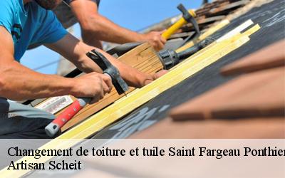 Savez-vous que Artisan Scheit est un expert pour vos travaux de changement de toiture et tuile à Saint Fargeau Ponthierry dans le 77310!