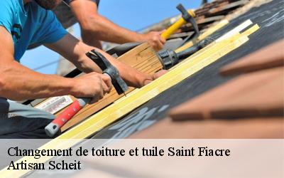  Pour tous vos travaux de changement de toiture et tuile Artisan Scheit vous offre ses prestations d’expert à Saint Fiacre à des prix pas chers ! 