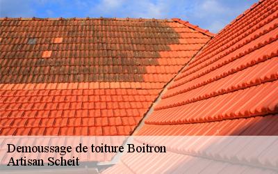Démoussage de toiture par l'équipe de Artisan Scheit: les produits utilisés sont à la fois efficaces et respectueux de l'environnement