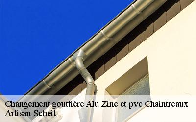 Avez-vous besoin de changement gouttière alu zinc et PVC ? Faites confiance à Artisan Scheità Chaintreaux dans  le 77460 !
